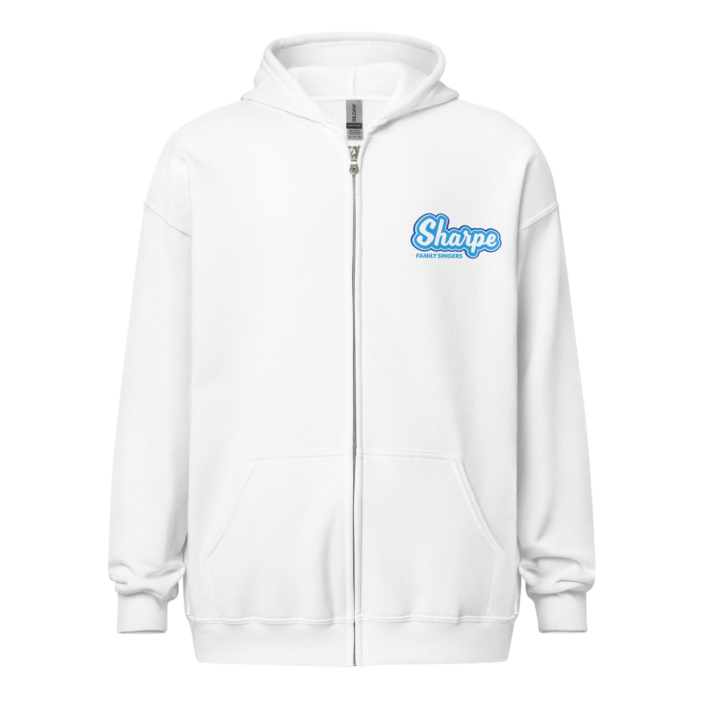 Adults Zippered Hoodie - Sharpe Family Singers Official Logo