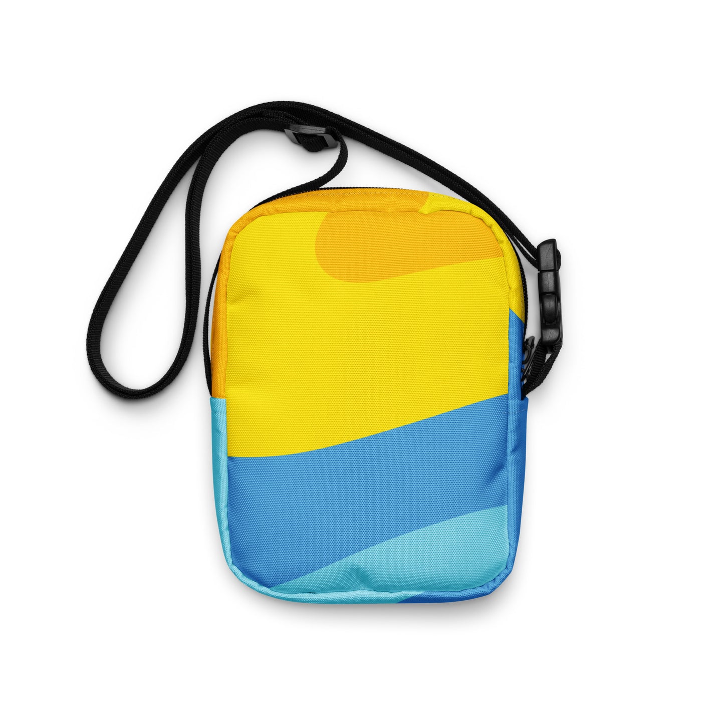 Blue & Yellow Crossbody Bag ft Sharpe Family Singers Logo