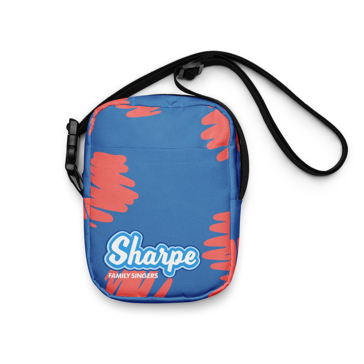 Dark Blue & Red Crossbody Bag ft Sharpe Family Singers Logo