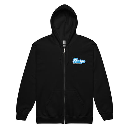 Adults Zippered Hoodie - Sharpe Family Singers Official Logo