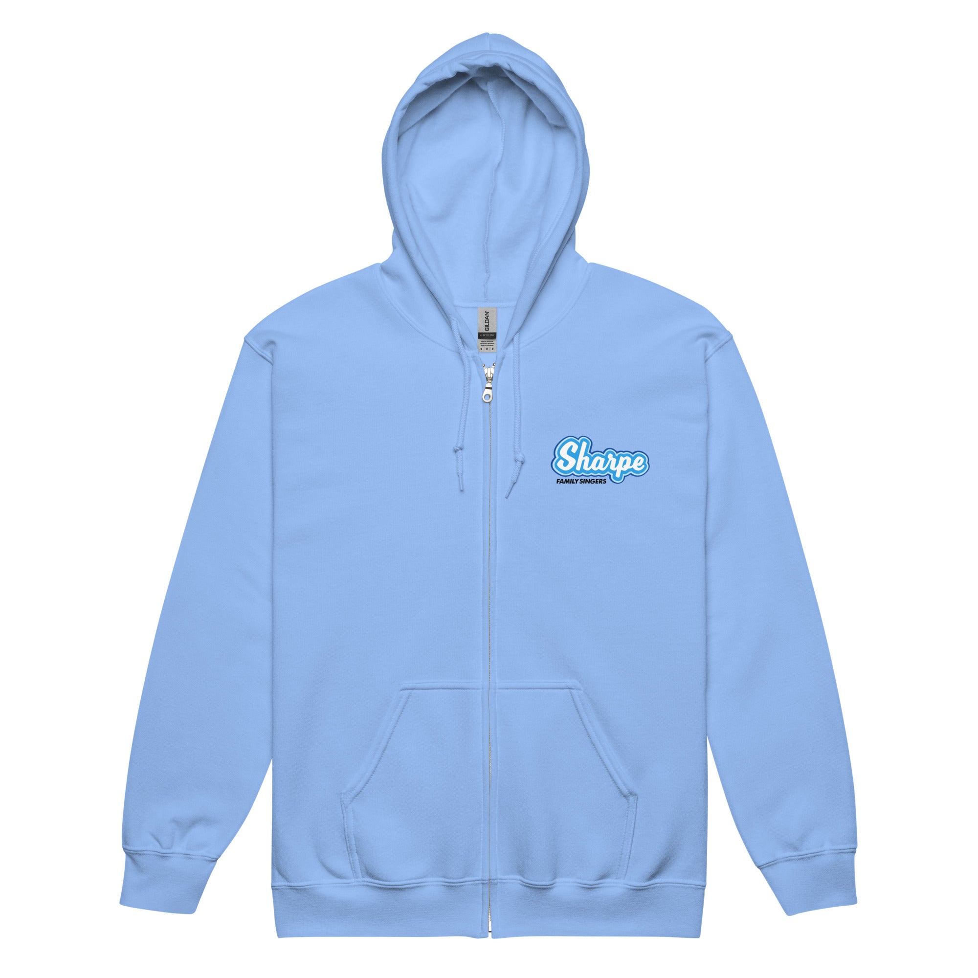 Adults Zippered Hoodie - Sharpe Family Singers Official Logo